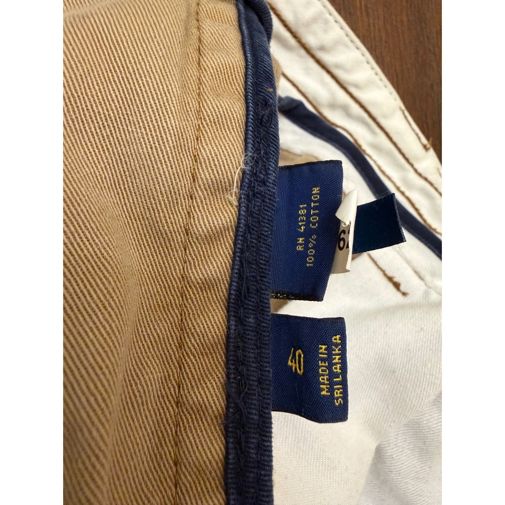 Polo Ralph Lauren Mens Cargo Shorts Tan Khaki Cotton Size 40 - Picture 4 of 12